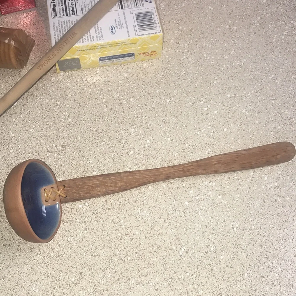 Siam celadon a wood Ash Glaze Ladle